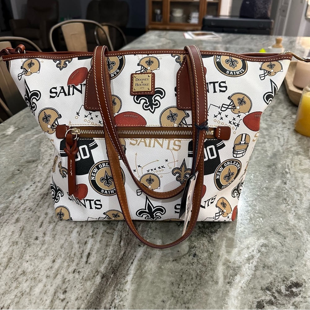 Dooney & Bourke NFL New Orleans Saints Tote - SAINTS - Picture 3 of 11